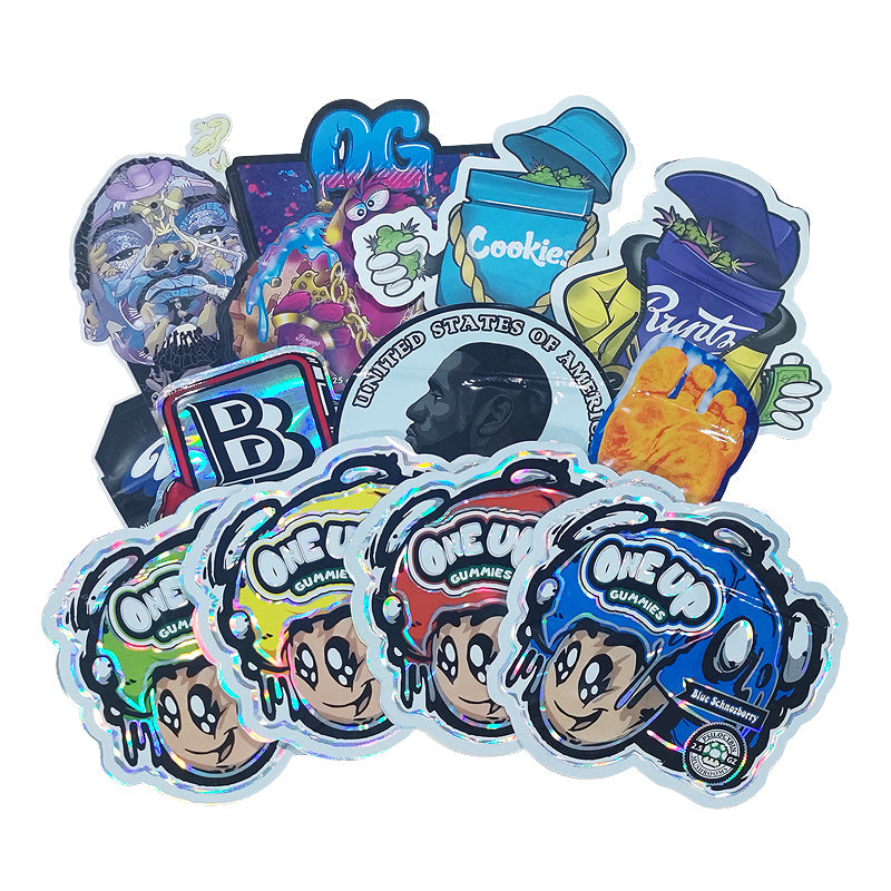 Shape of Zipper Bags Runty Cookies 3.5g New Design Bags