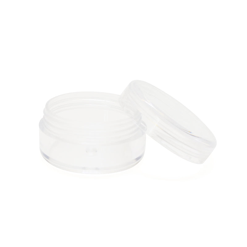 100 PCS 3-5ml Laser Stickers Capsules Small Jars Bottles Container CBD Cream Plastic Capsules With Laser Stickers