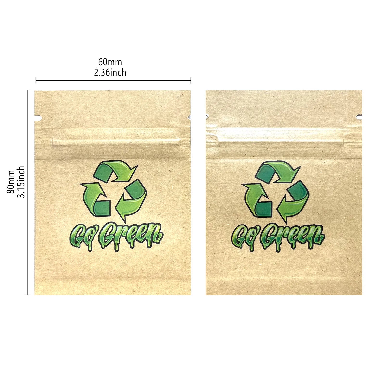 1g 3.5g New Design Zip Lock Pouches 6*8 CM California Mylar Bags Water-proof Window Custom Printed Cookies Packaging Foil Pouch