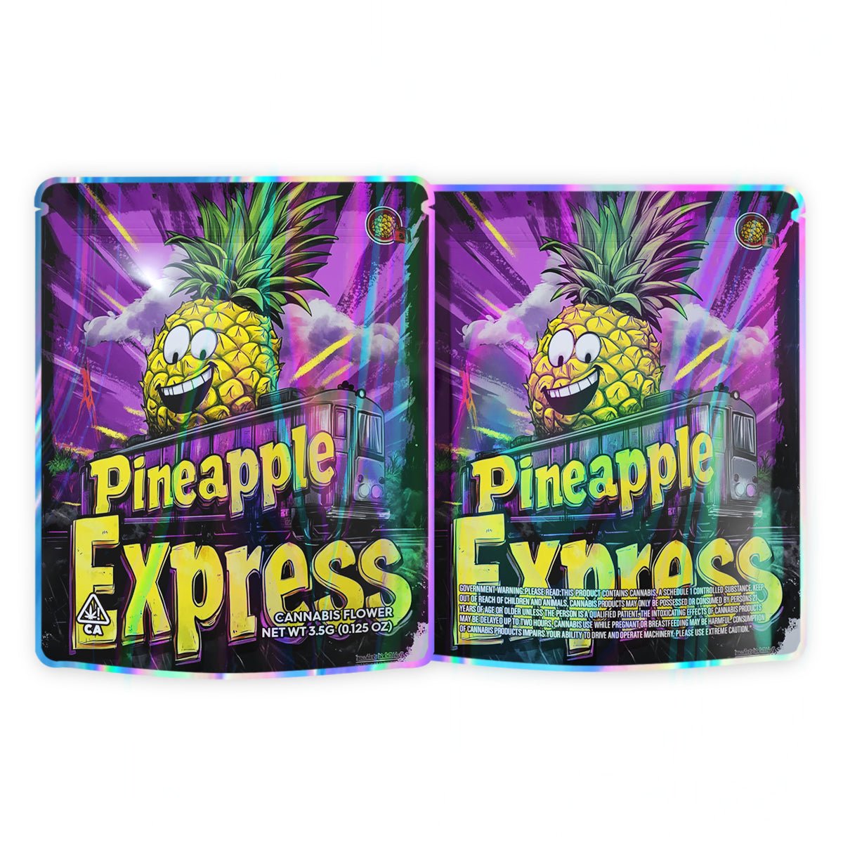 Pineapple Express Mylar Bags 3.5G