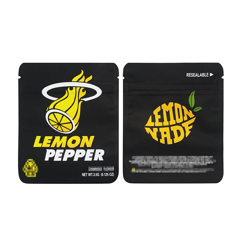 3.5g Cookies 100 PCS Soft PET Zipper Bags 3.5g Smell Proof Retail Bag Package Packaging North America