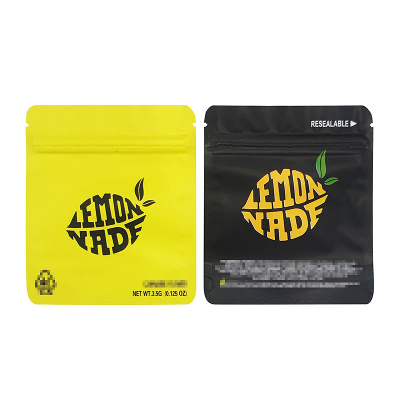 3.5g Cookies 100 PCS Soft PET Zipper Bags 3.5g Smell Proof Retail Bag Package Packaging North America