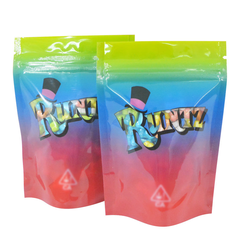 Runtz 1g-3.5g-28g Plastic Mylar Pouch Food Storage Bags Moisture Proof Bags Keep Aroma Pouch