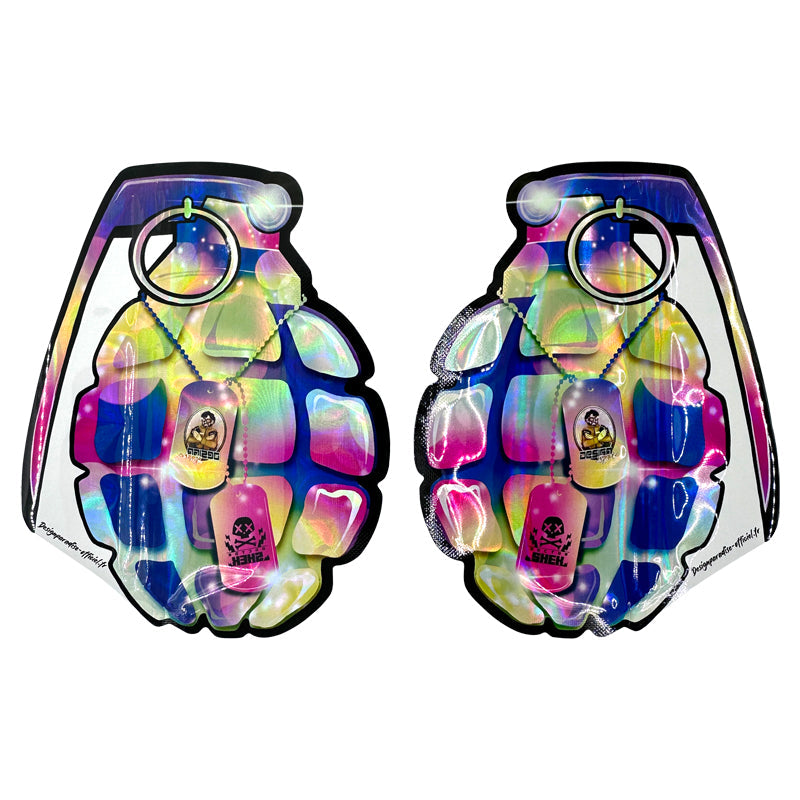 1g -3.5g Shape Zipper Bags Hologram Laser Bags Packaging Small Pouches