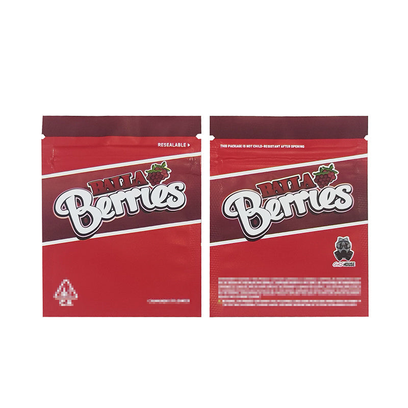 1g -3g Cookies Plastic Zipper Pouch With Stickers laser Anti Label Foil Bags Flavor Herb Flower Dry Tobacco Retail Bags