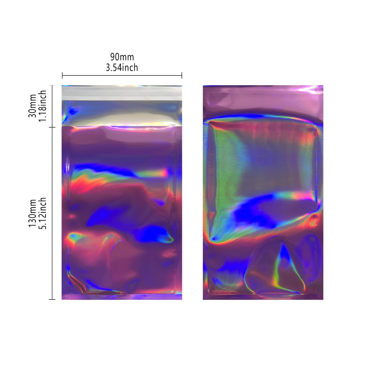 50pcs Colors Laser Self-seal Holographic Envelopes Courier Bags Gifts Cards, Postcards, Badges, Gifts, Lipstick, Greeting Cards