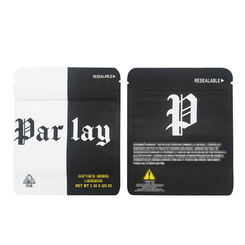 1g -3g Cookies Plastic Zipper Pouch With Stickers laser Anti Label Foil Bags Flavor Herb Flower Dry Tobacco Retail Bags