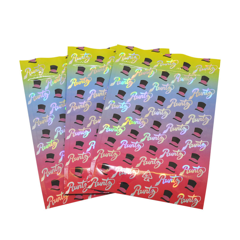 Runtz 1g-3.5g-28g Plastic Mylar Pouch Food Storage Bags Moisture Proof Bags Keep Aroma Pouch