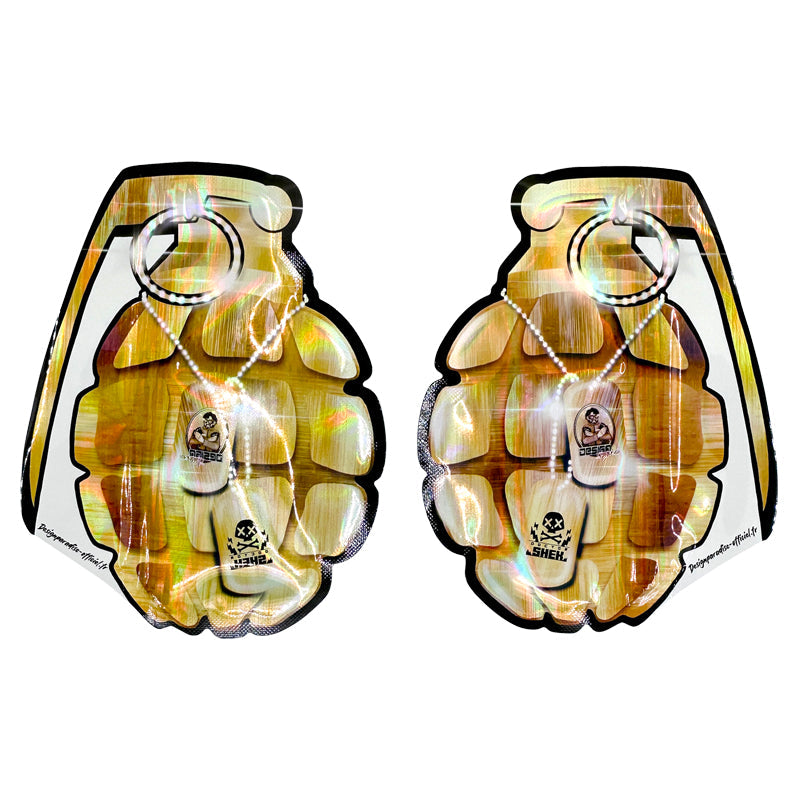 1g -3.5g Shape Zipper Bags Hologram Laser Bags Packaging Small Pouches