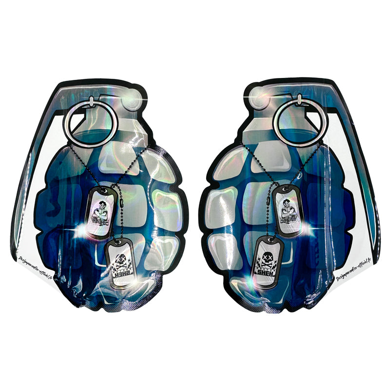 1g -3.5g Shape Zipper Bags Hologram Laser Bags Packaging Small Pouches