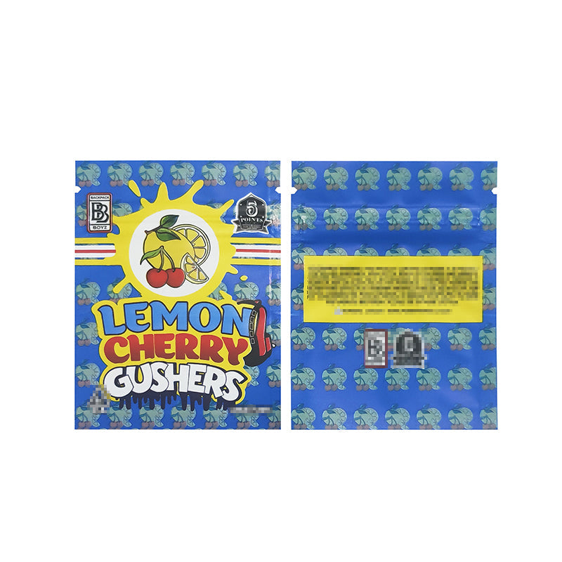 Backpack Boyz Plastic Bags 1g - 3.5g Smell Proof Flower CBD Edibles Cookies Packaging Child Resistant CR Exit Ziplock Mylar Children Proof Zipper Bags