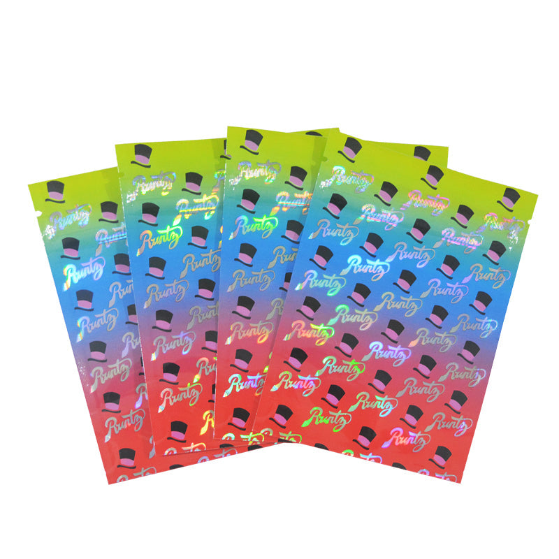 Runtz 1g-3.5g-28g Plastic Mylar Pouch Food Storage Bags Moisture Proof Bags Keep Aroma Pouch