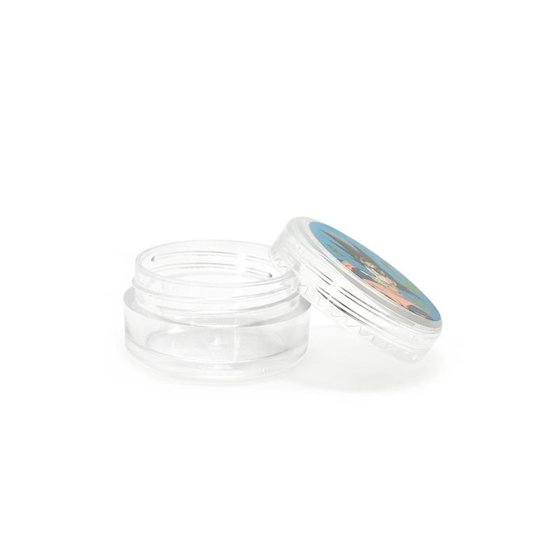 100 PCS 3g/5g Empty Small Jars Bottles Container Powder Little Cream Series With Stickers Label Capsules