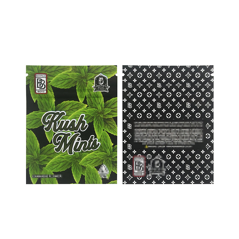 Backpack Boyz Plastic Bags 1g - 3.5g Smell Proof Flower CBD Edibles Cookies Packaging Child Resistant CR Exit Ziplock Mylar Children Proof Zipper Bags
