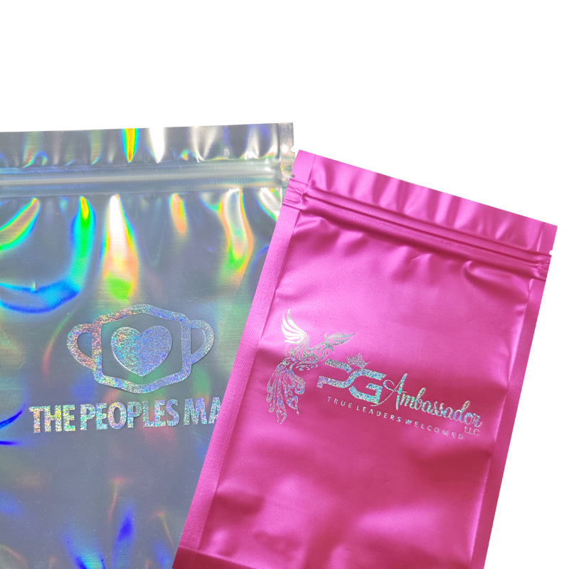 Hot Stamping Customized Logo And Simple Design For 1 Color Touching Feeling Make On Stock Bags MOQ 1 PCS Can Customized