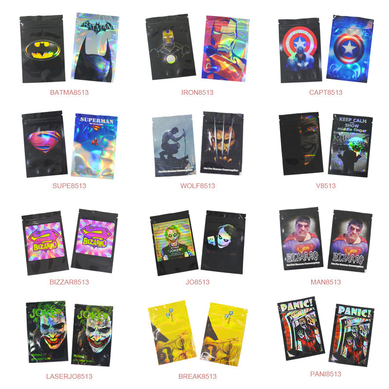 8.5x10cm/8.5x13cm for2g Printed Small Food Storage Bags