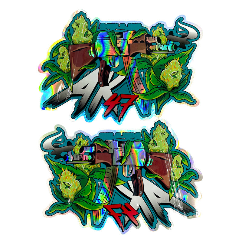 1g -3.5g Shape Zipper Bags Hologram Laser Bags Packaging Small Pouches