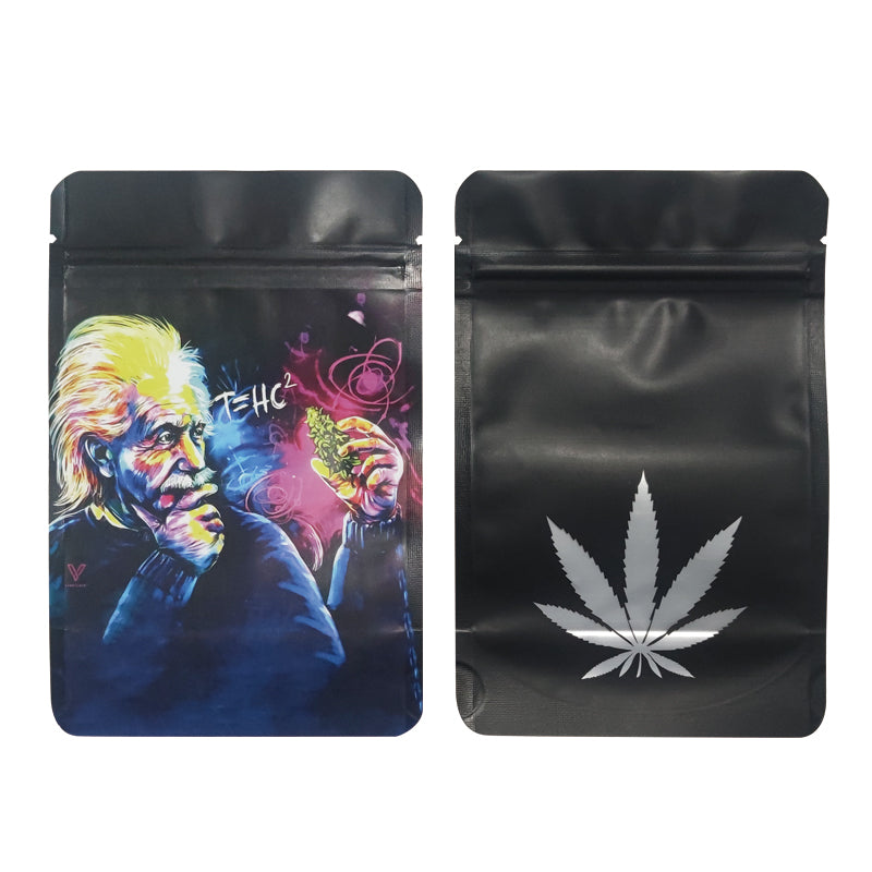 BACKWOODS Zipper Bags With Clear Window 3.5g Stand Up Ziplock Pouch 100 PCS