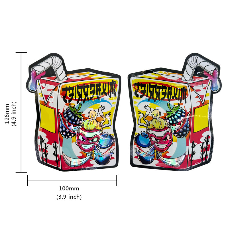 100pcs Shape Mylar Bags Holographic Gift Surprises, Stationery, Holiday Parties, Birthdays, Packaging, Funny Props, DIY Playsets