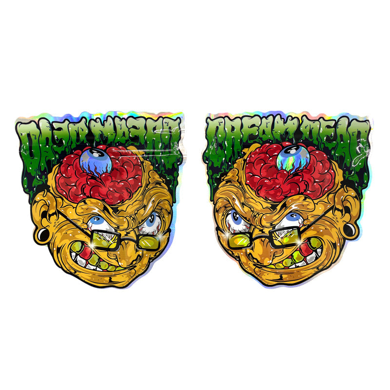 1g -3.5g Shape Zipper Bags Hologram Laser Bags Packaging Small Pouches