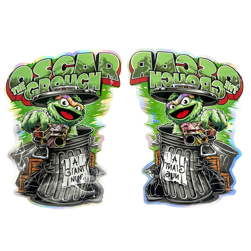 1g -3.5g Shape Zipper Bags Hologram Laser Bags Packaging Small Pouches