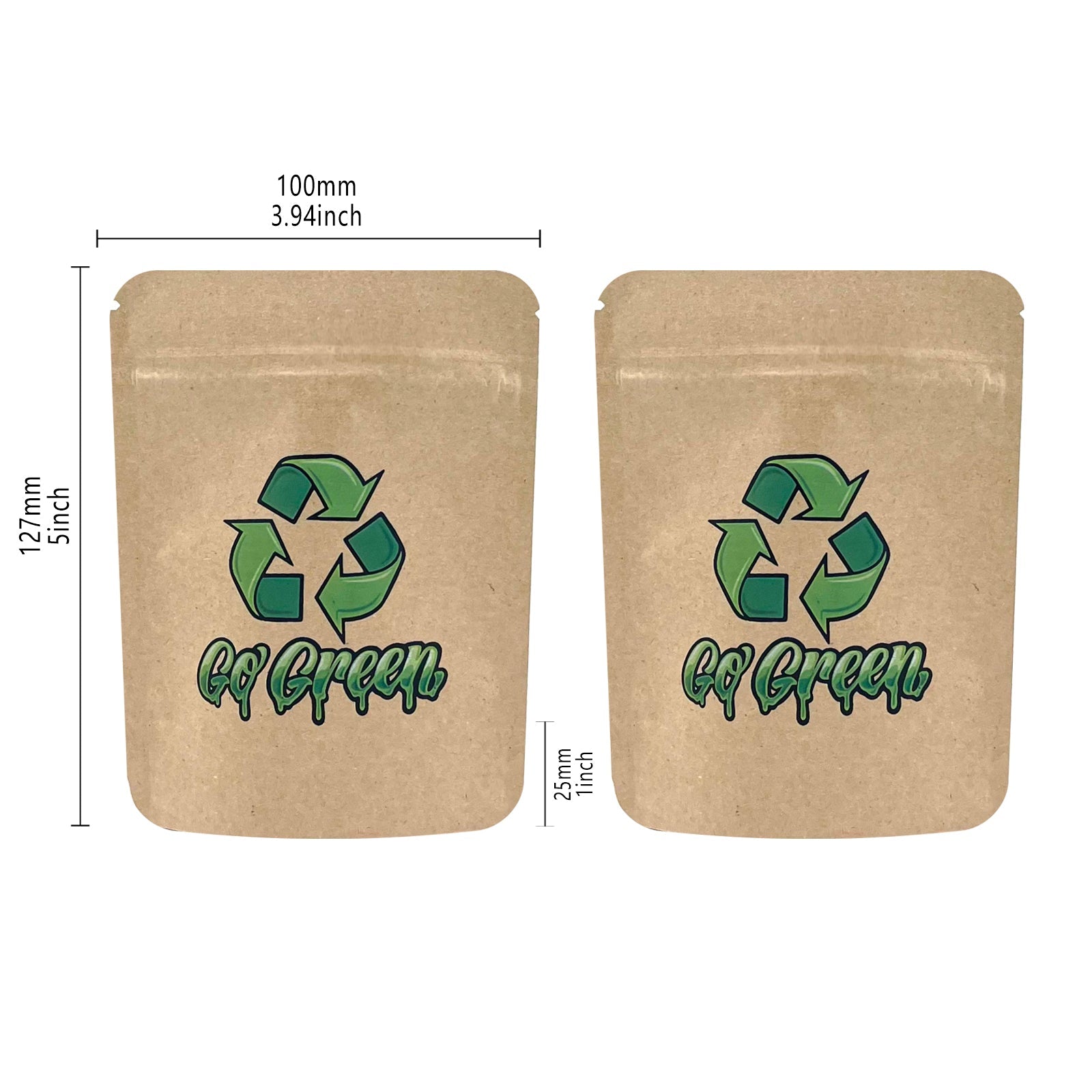 3.5g Mylar Bags Smell proof Ziplock Bags Laser Hologram CBD small Pouch 3.5g 100 pcs Customized your logo