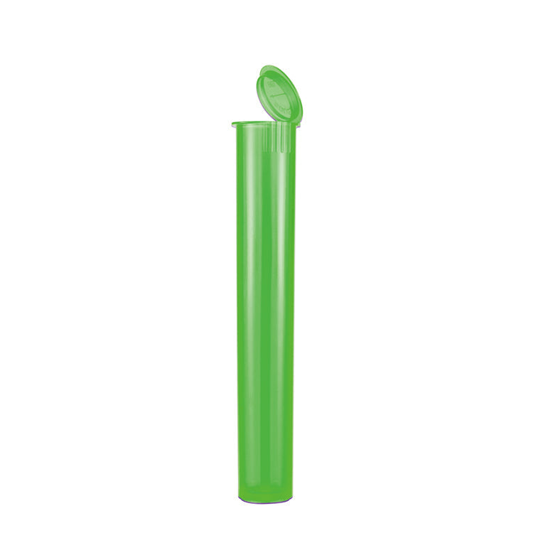 Wholesale 116mm Child Resistant Vial Pill Packaging Container Pp Bottle Plastic Squeeze Pop Top Tube