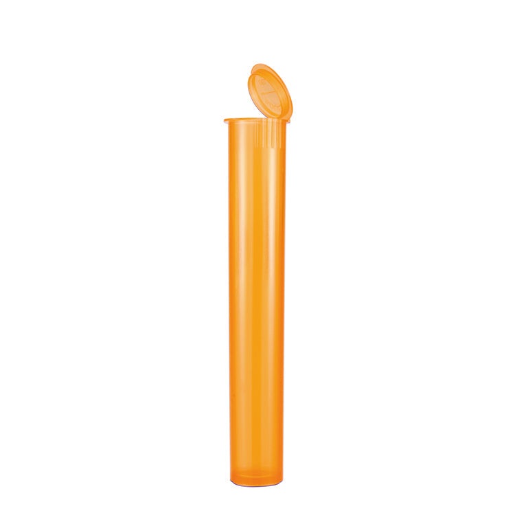Wholesale 116mm Child Resistant Vial Pill Packaging Container Pp Bottle Plastic Squeeze Pop Top Tube