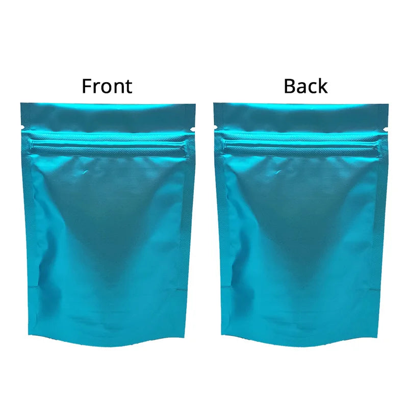 Metallic Mylar Ziplock Bag, Water Proof Plastic Bags, Stand Valve Pouch, Resealable Aluminum Foil