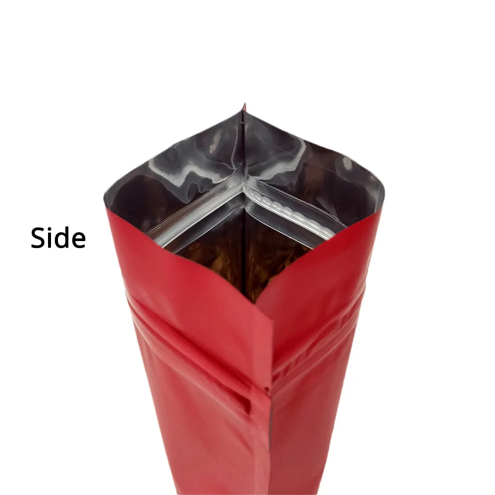 Metallic Mylar Ziplock Bag, Water Proof Plastic Bags, Stand Valve Pouch, Resealable Aluminum Foil
