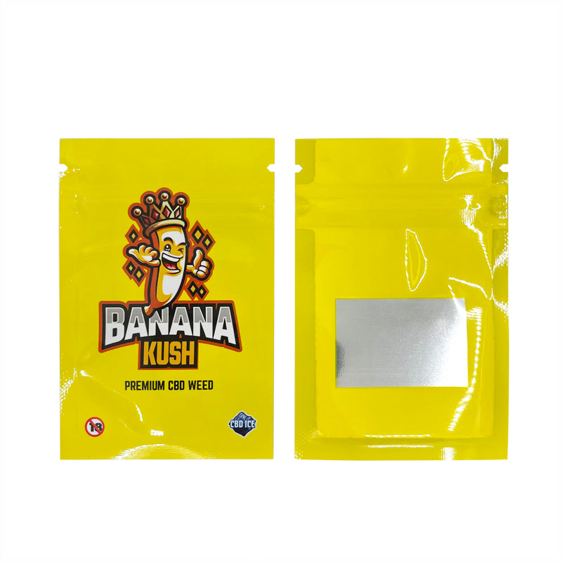 Small Size 6x9cm Candy Zipper Pouch With Clear Window Sample Bag Plastic Packaging