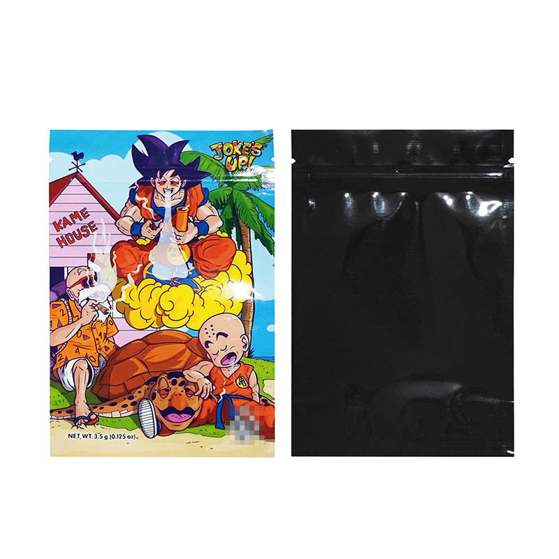 JOKES UP 10x15+3cm Zipper Bags For 3.5g Stand Up Ziplock Pouch 100 PCS