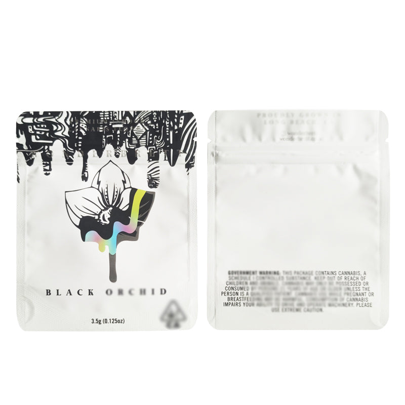 3.5g Cookies 100 PCS Soft PET Zipper Bags 3.5g Smell Proof Retail Bag Package Packaging North America