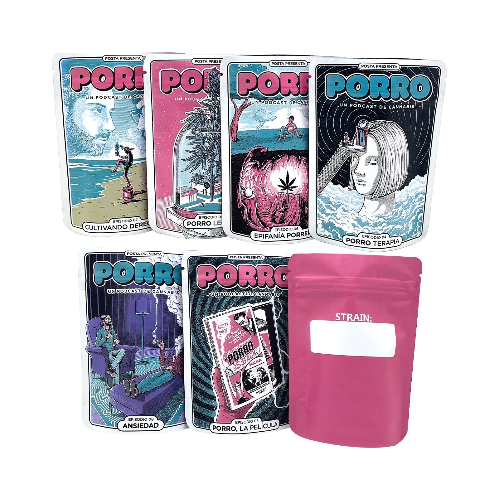 3.5g Mylar Bags Smell proof Ziplock Bags Laser Hologram CBD small Pouch 3.5g 100 pcs Customized your logo