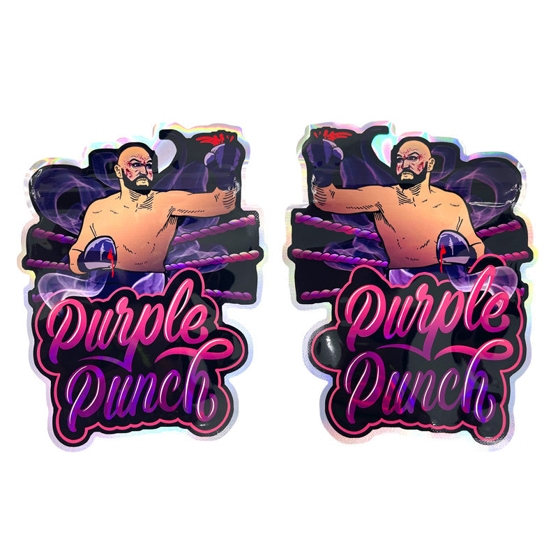 1g -3.5g Shape Zipper Bags Hologram Laser Bags Packaging Small Pouches