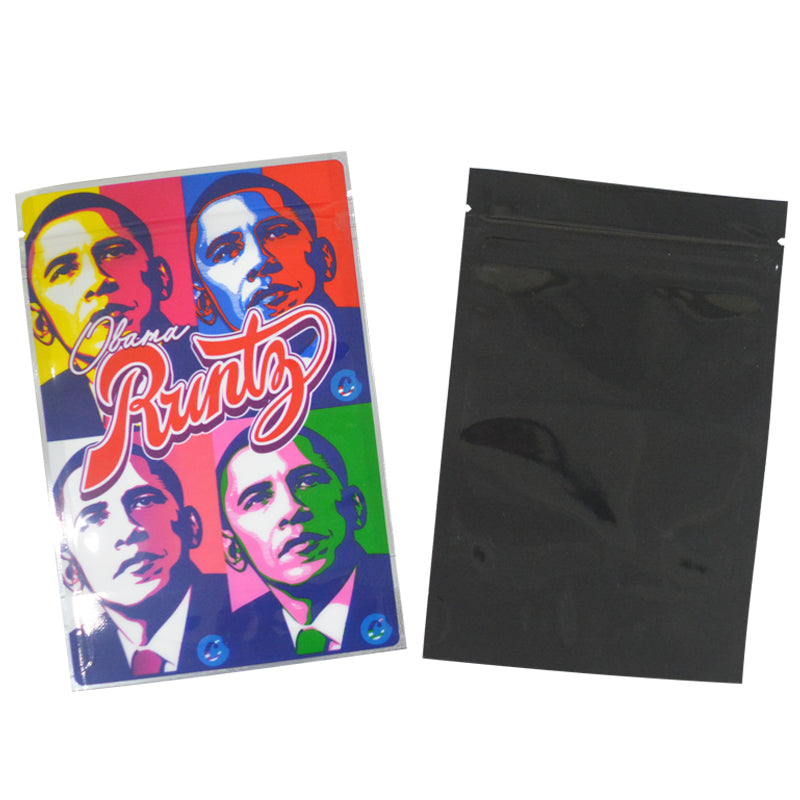 Runtz 1g-3.5g-28g Plastic Mylar Pouch Food Storage Bags Moisture Proof Bags Keep Aroma Pouch