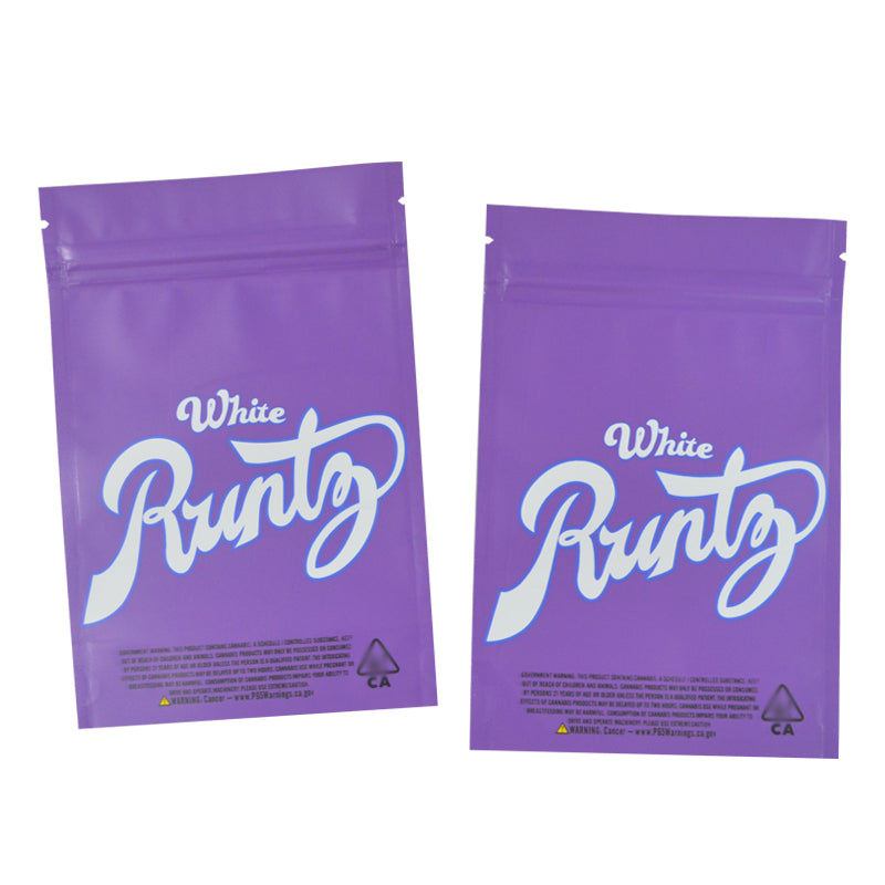 Runtz 1g-3.5g-28g Plastic Mylar Pouch Food Storage Bags Moisture Proof Bags Keep Aroma Pouch