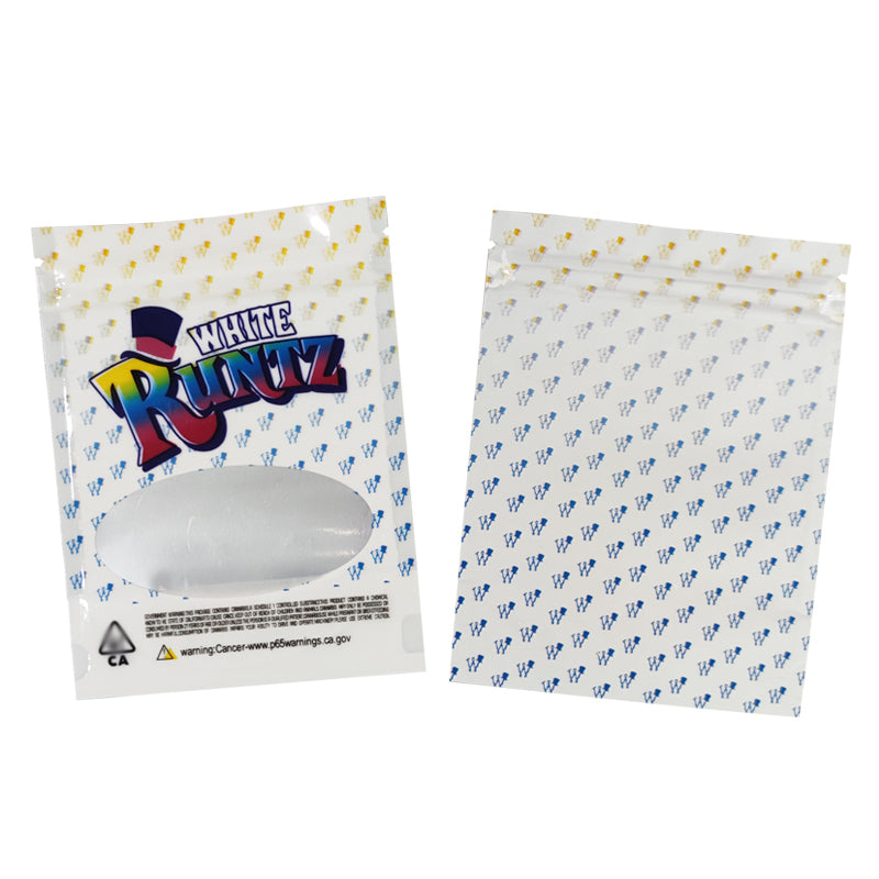 Runtz 1g-3.5g-28g Plastic Mylar Pouch Food Storage Bags Moisture Proof Bags Keep Aroma Pouch