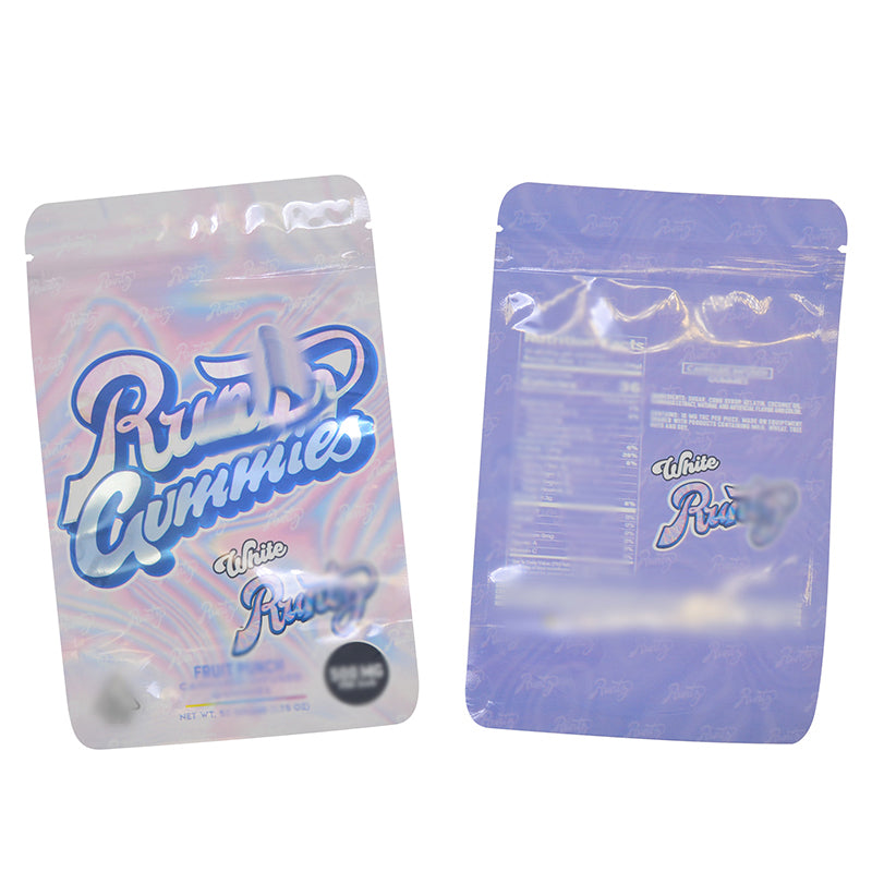 Runtz 1g-3.5g-28g Plastic Mylar Pouch Food Storage Bags Moisture Proof Bags Keep Aroma Pouch