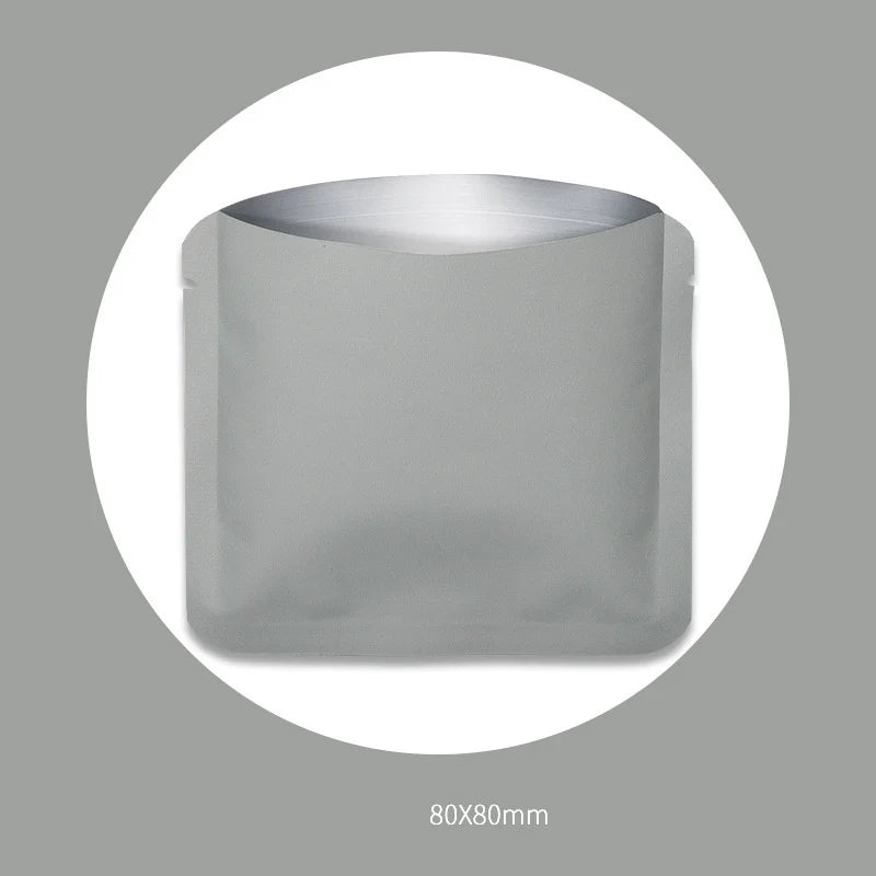 StoBag 100pcs Color Aluminum Foil Packaging Bag Small Plastic Sealing for Tea Coffee Powder Storage Pouch Portable Wholesale