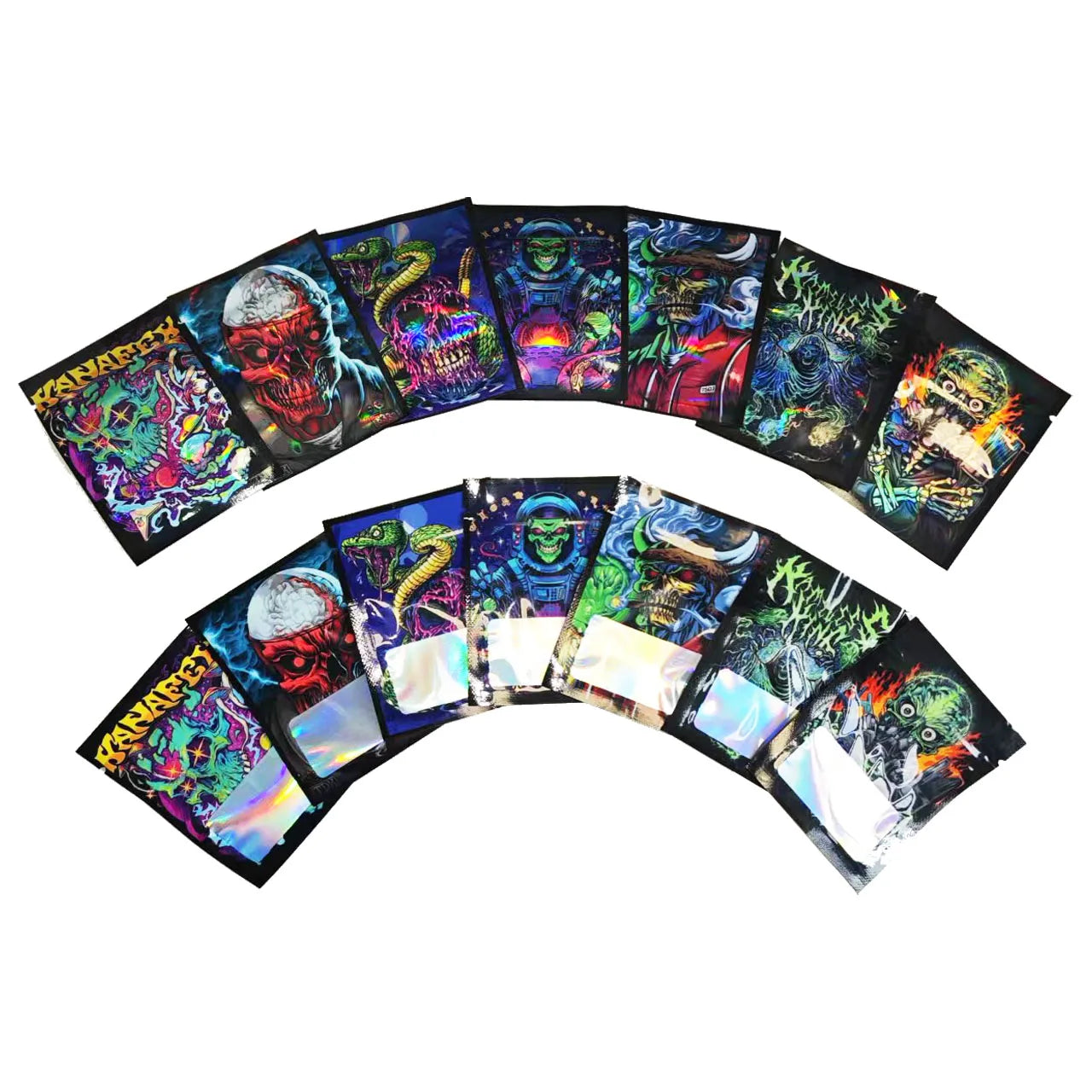 100pcs Reusable Small Zipper Bag 6*8 Cm 1g Flower Packaging Pouch Hot Sale Mini Zip Lock Mylar Bags Water-proof Food Storage Bag