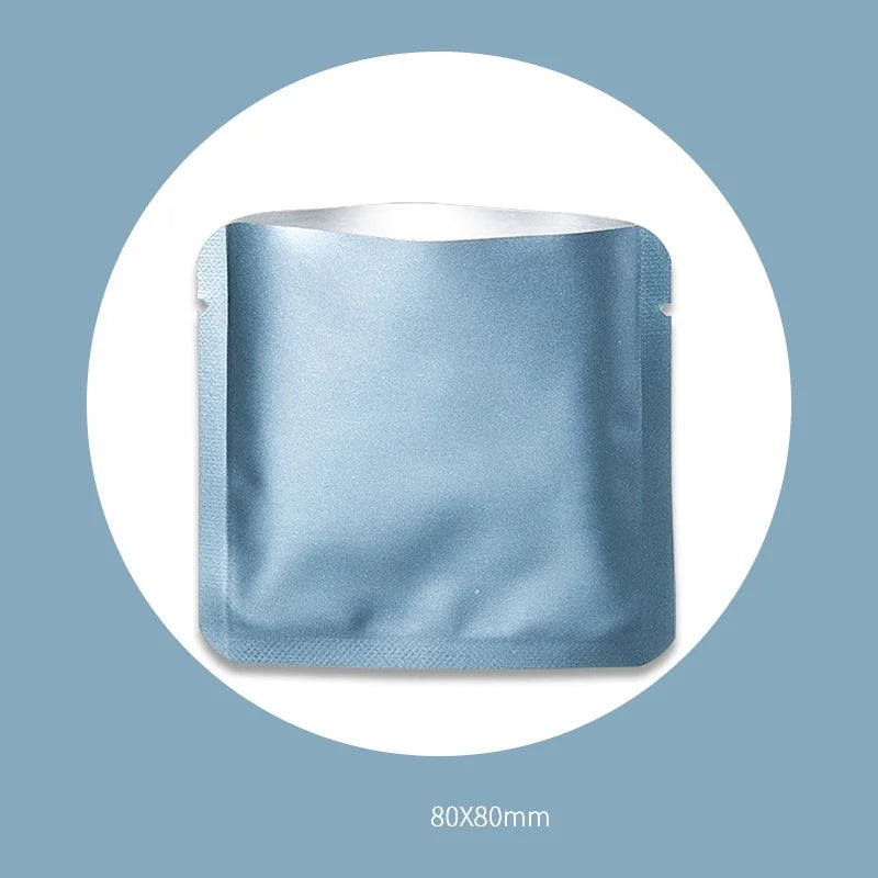 StoBag 100pcs Color Aluminum Foil Packaging Bag Small Plastic Sealing for Tea Coffee Powder Storage Pouch Portable Wholesale