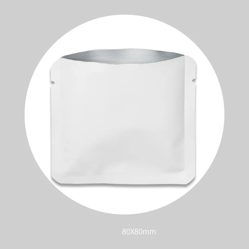 StoBag 100pcs Color Aluminum Foil Packaging Bag Small Plastic Sealing for Tea Coffee Powder Storage Pouch Portable Wholesale