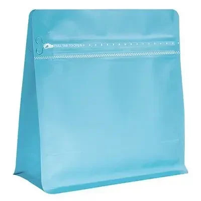 50pcs Heat Sealable Matt Mylar Aluminum Foil Pouches Flat Bottom Ziplock Tea Ground Coffee Valve Packaging Bag 150g 250g 500g