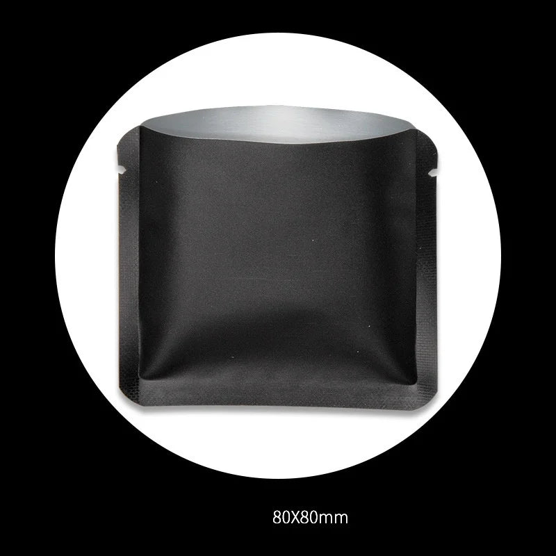 StoBag 100pcs Color Aluminum Foil Packaging Bag Small Plastic Sealing for Tea Coffee Powder Storage Pouch Portable Wholesale
