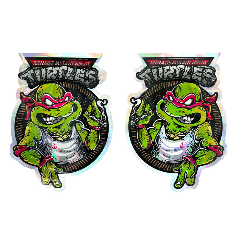 1g -3.5g Shape Zipper Bags Hologram Laser Bags Packaging Small Pouches