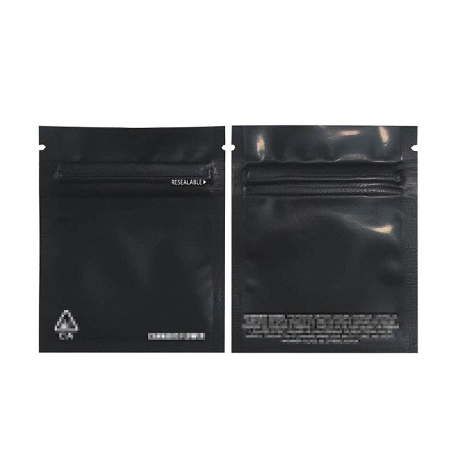 100 Pcs 1g-3.5g Colors California Mylar Resealable 3.5g Packaging Bag Zipper Pouches Customized Your Design