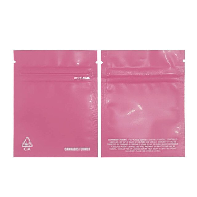 100 Pcs 1g-3.5g Colors California Mylar Resealable 3.5g Packaging Bag Zipper Pouches Customized Your Design