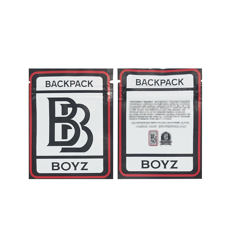 Backpack Boyz Plastic Bags 1g - 3.5g Smell Proof Flower CBD Edibles Cookies Packaging Child Resistant CR Exit Ziplock Mylar Children Proof Zipper Bags