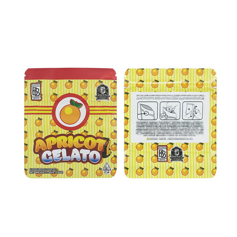 Backpack Boyz Plastic Bags 1g - 3.5g Smell Proof Flower CBD Edibles Cookies Packaging Child Resistant CR Exit Ziplock Mylar Children Proof Zipper Bags